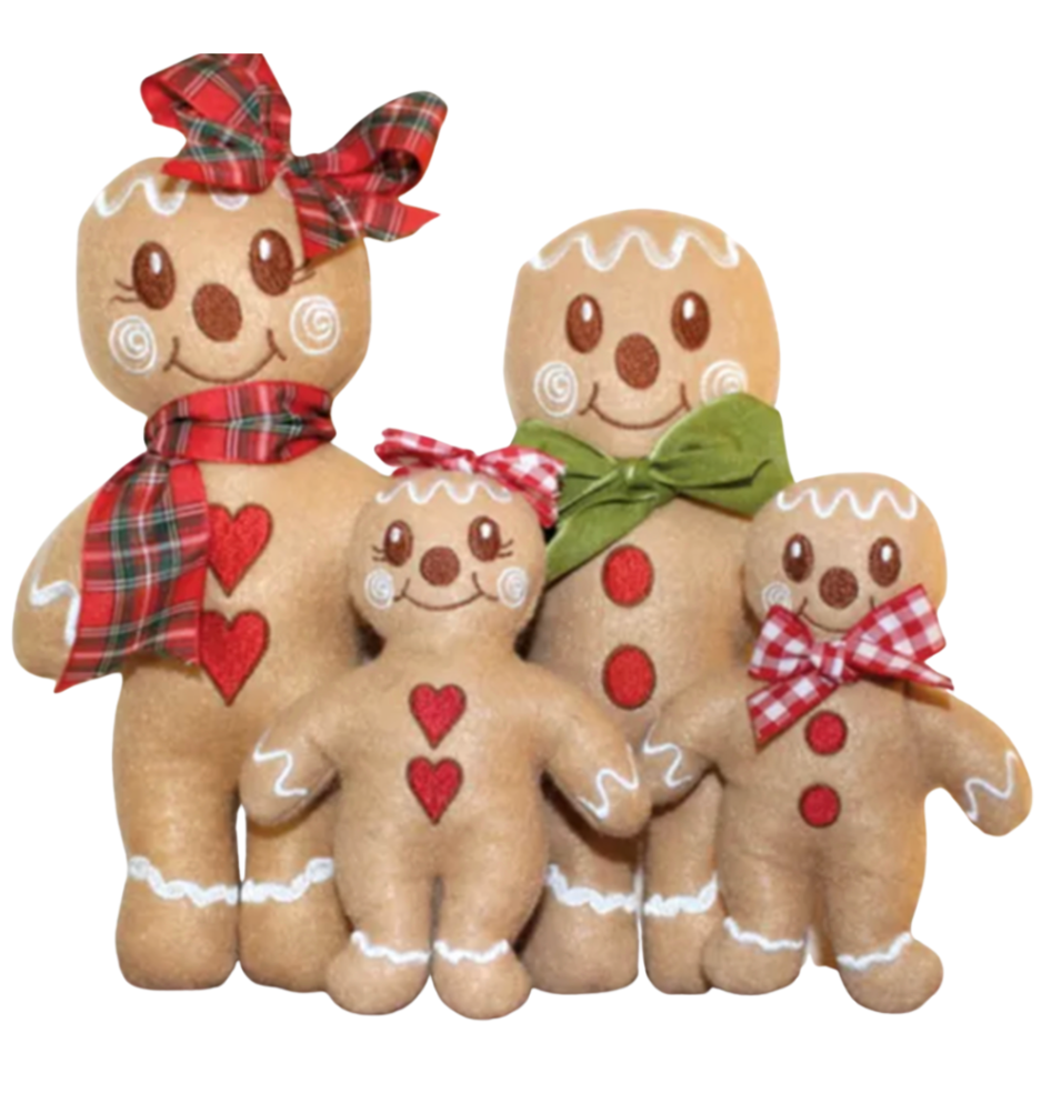 JJ 3D Gingerbread People