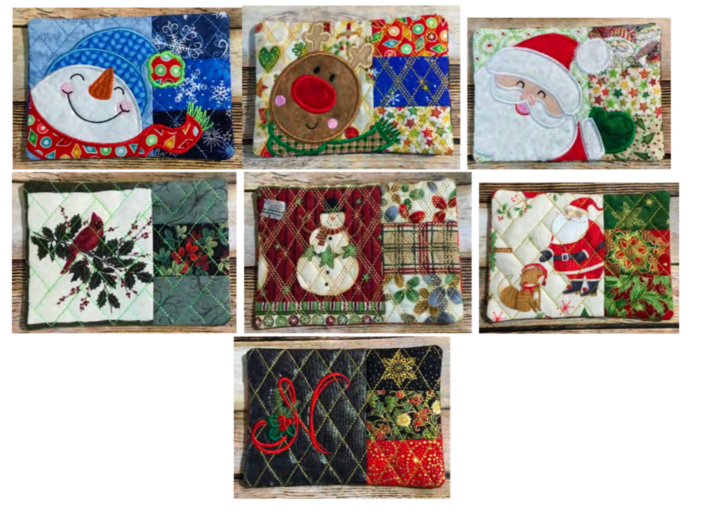 JJ Christmas Mug Rugs