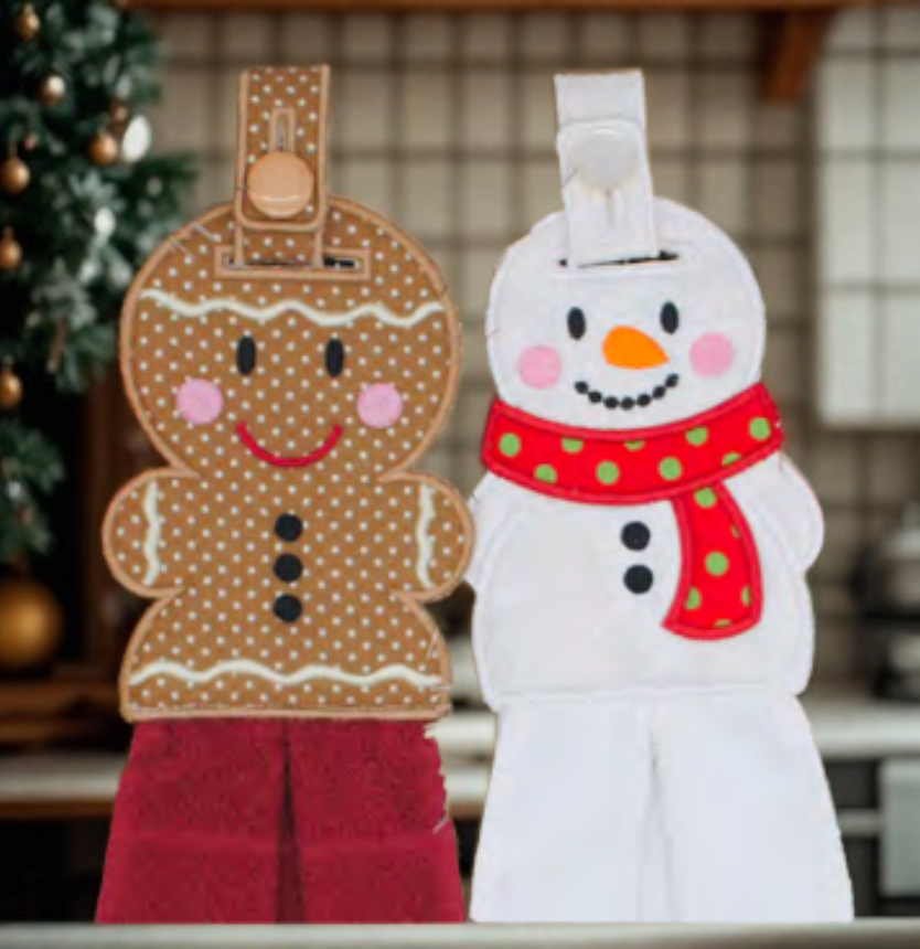 JJ Gingerbread Man and Snowman