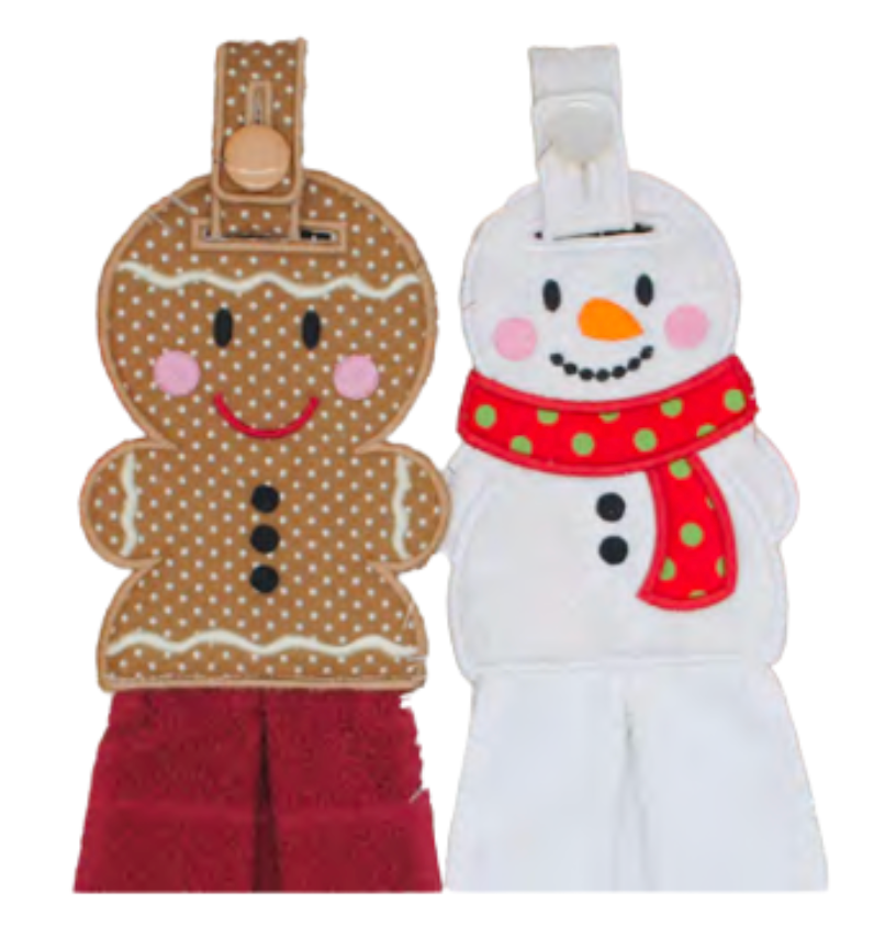 JJ Gingerbread Man and Snowman