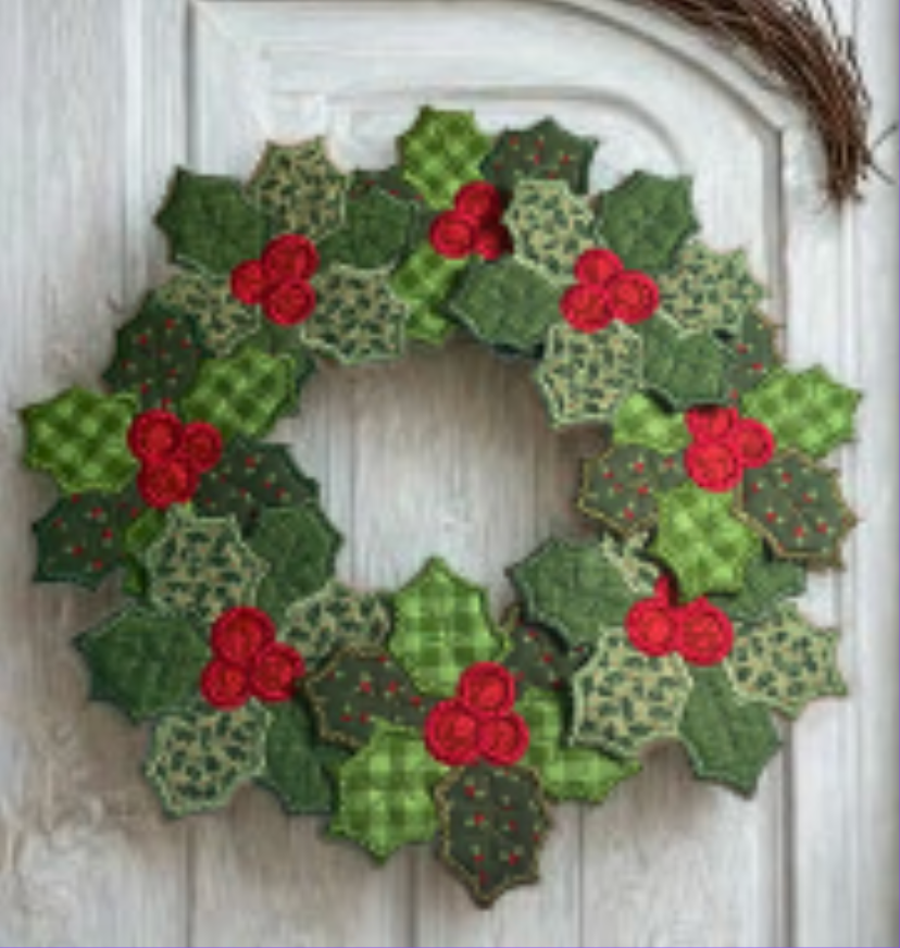 JJ Holly Wreath