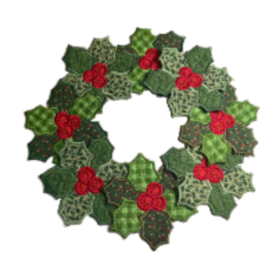 JJ Holly Wreath