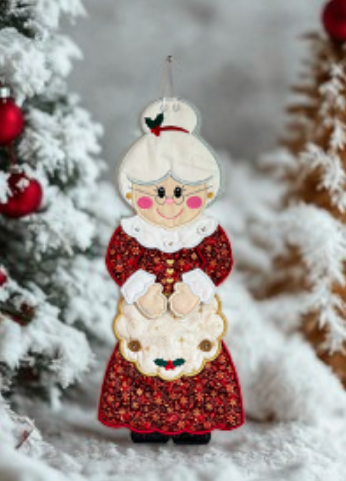 JJ Mrs Claus Wall Hanging