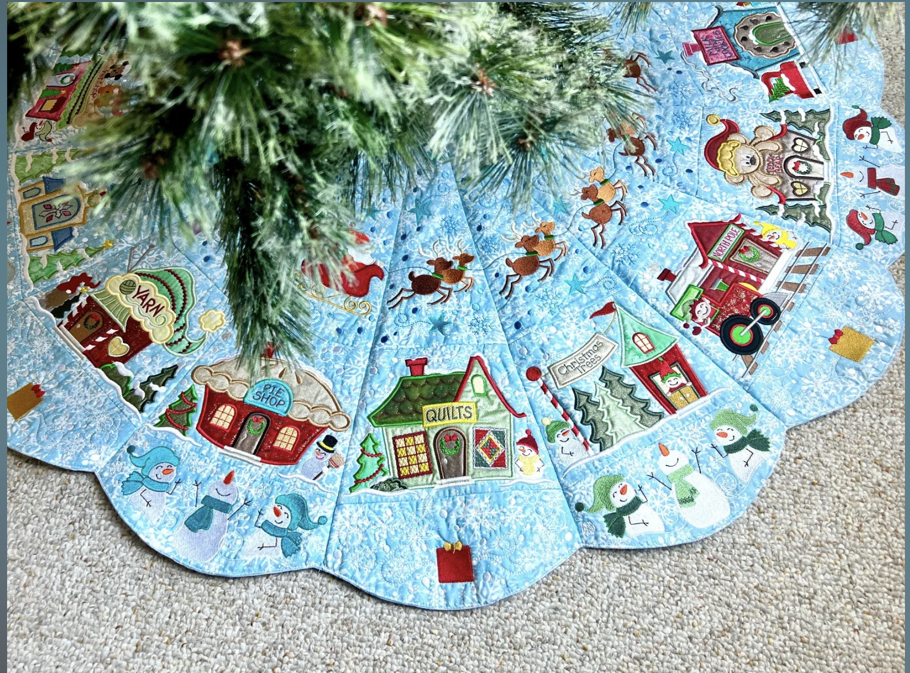 JJ North Pole Tree Skirt
