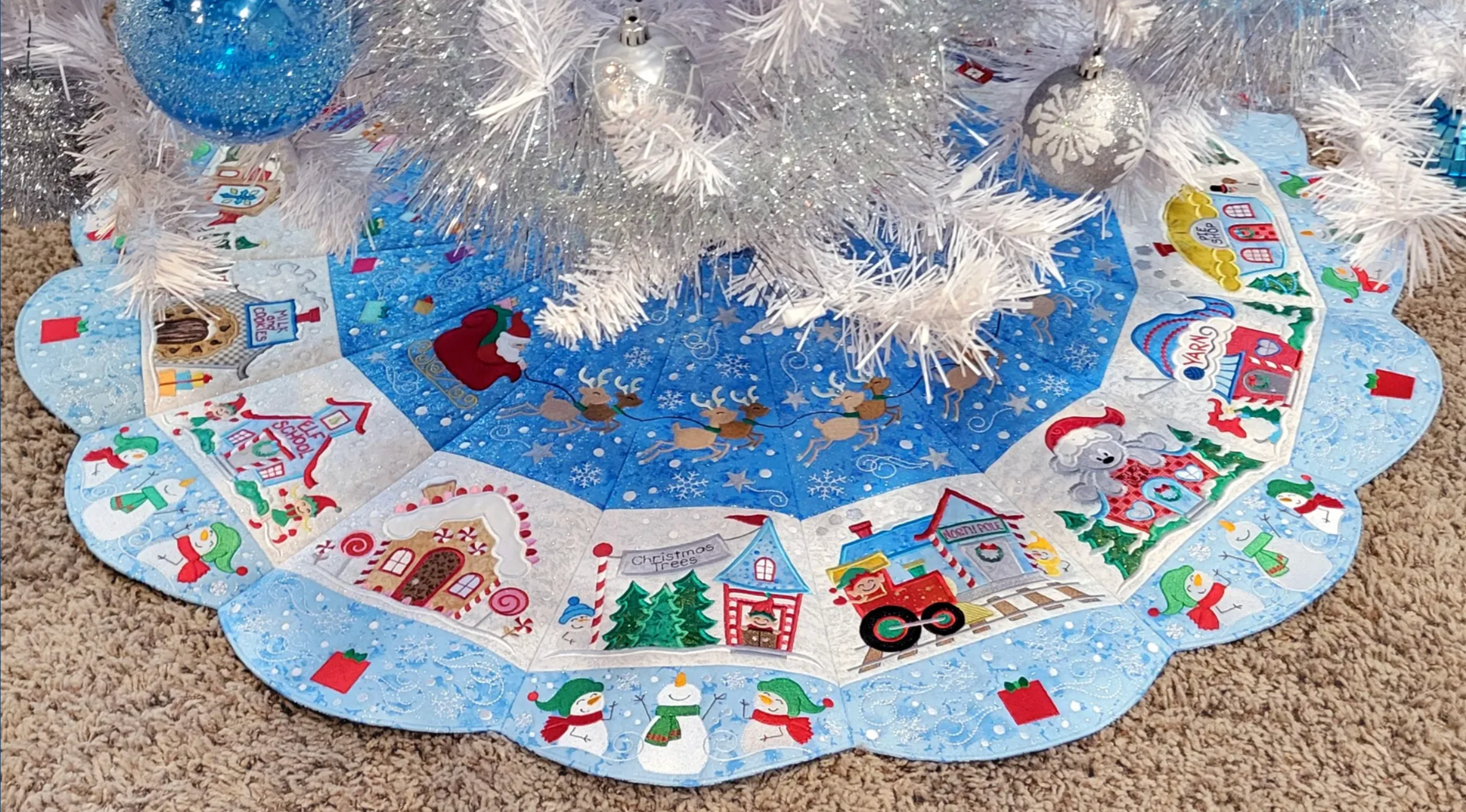 JJ North Pole Tree Skirt