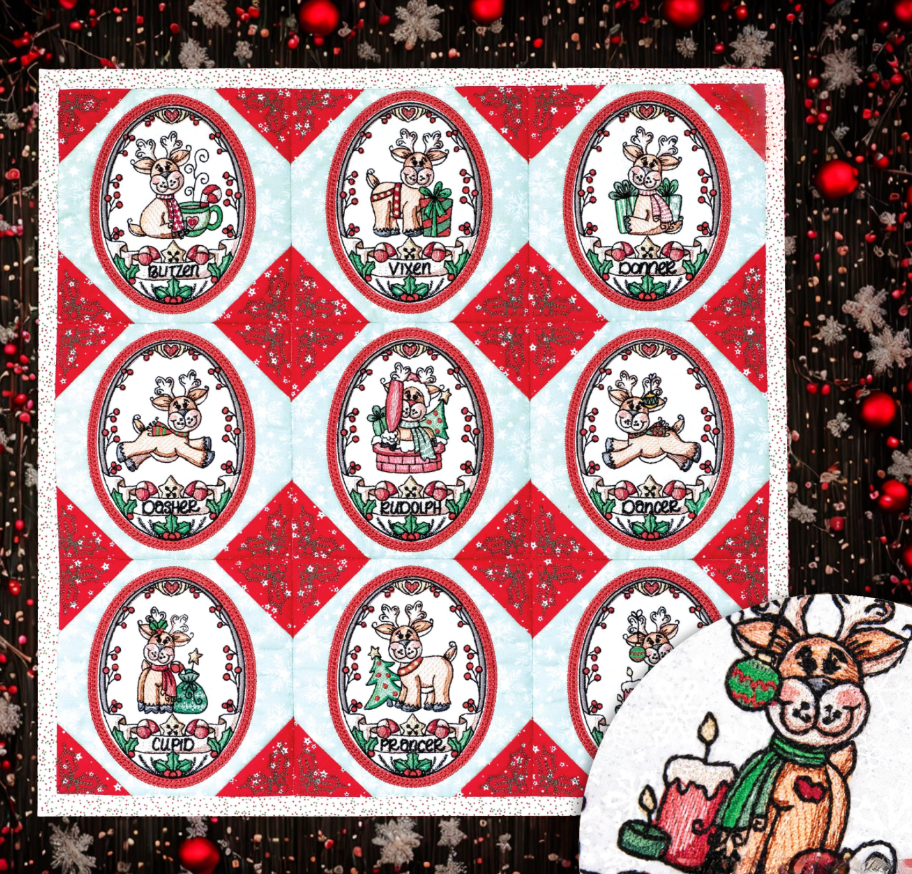 JJ Reindeer Wall Hanging