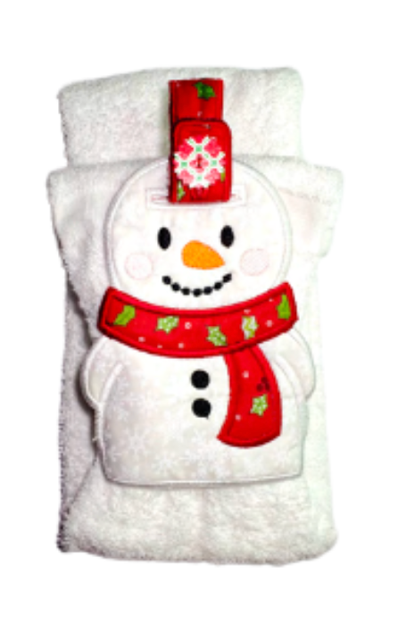 JJ Snowman Towel Topper