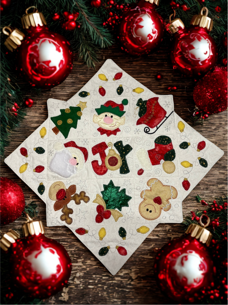 JJ Joy and Whimsy Blanket Table Topper