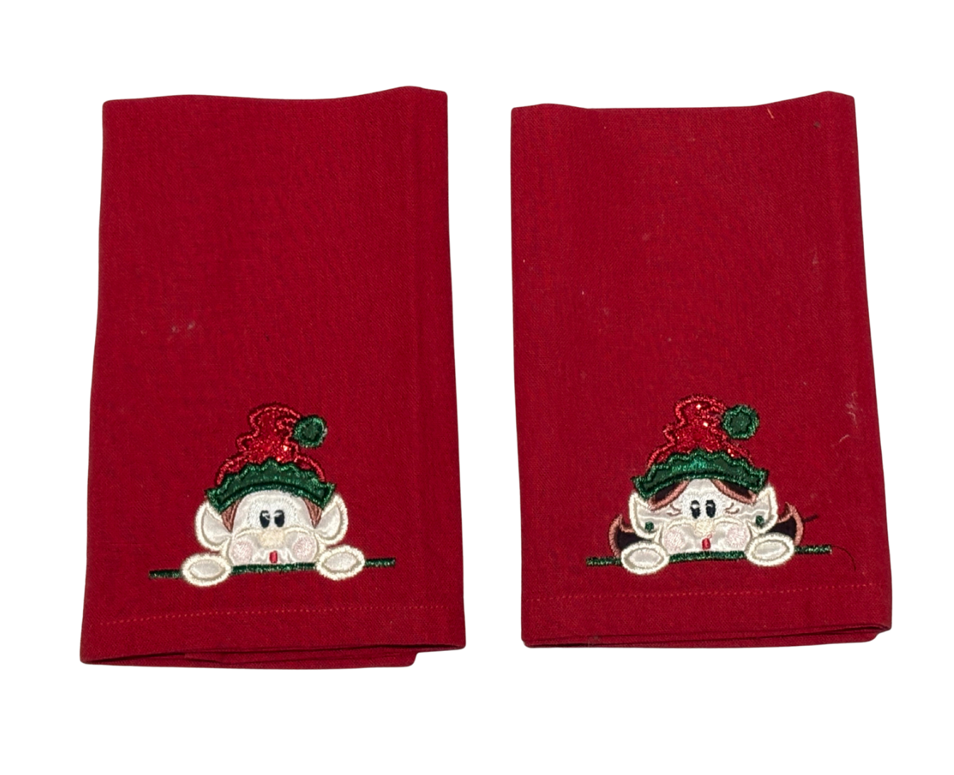 Matching Elf Tea Towels