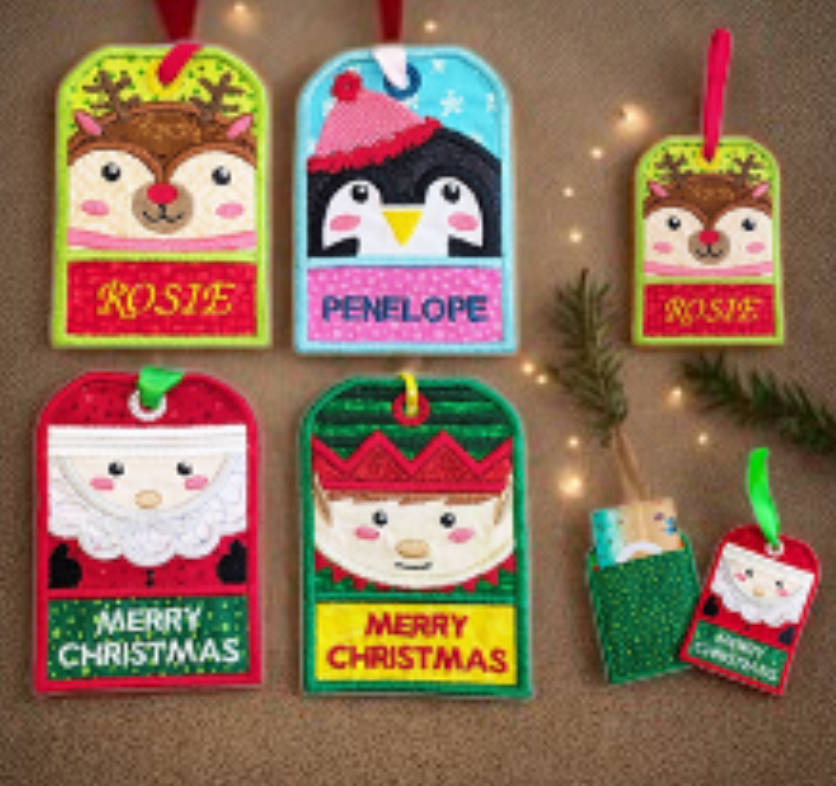 SP Christmas Character Gift Tags