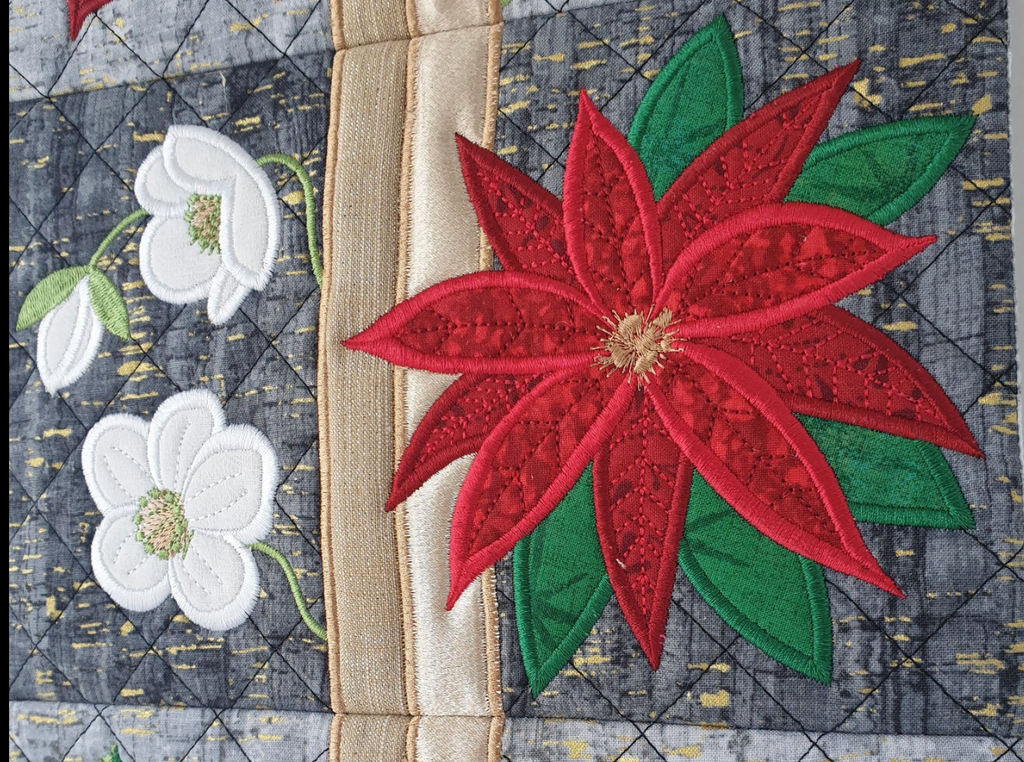 SP Cross and Christmas Flowers