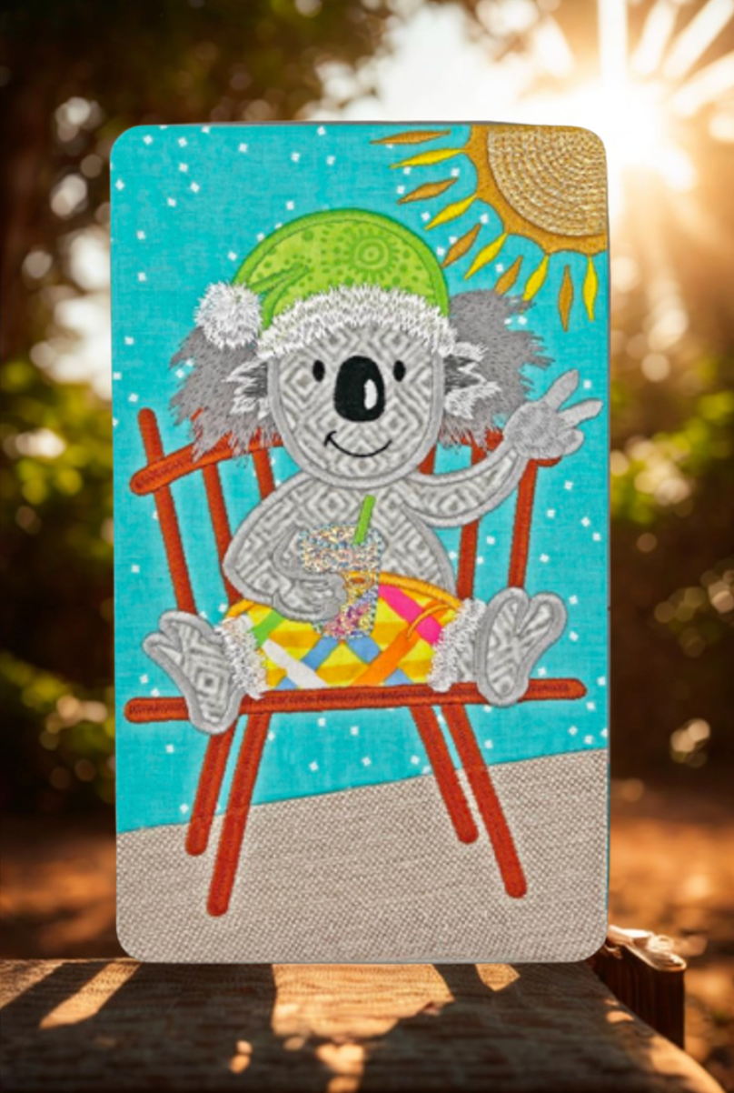 SP Koala Santa Mug Rug
