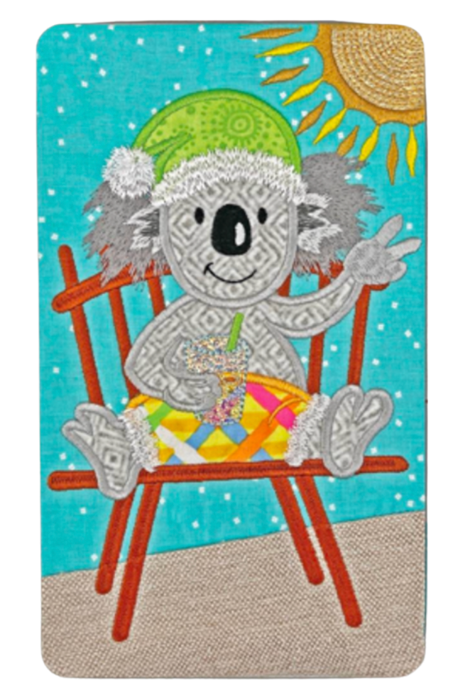 SP Koala Santa Mug Rug