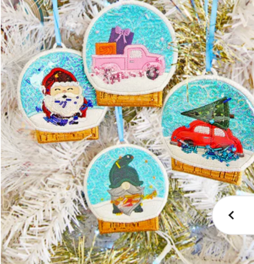 SP Snow Globes with Material