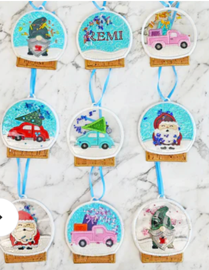 SP Snow Globes with Material