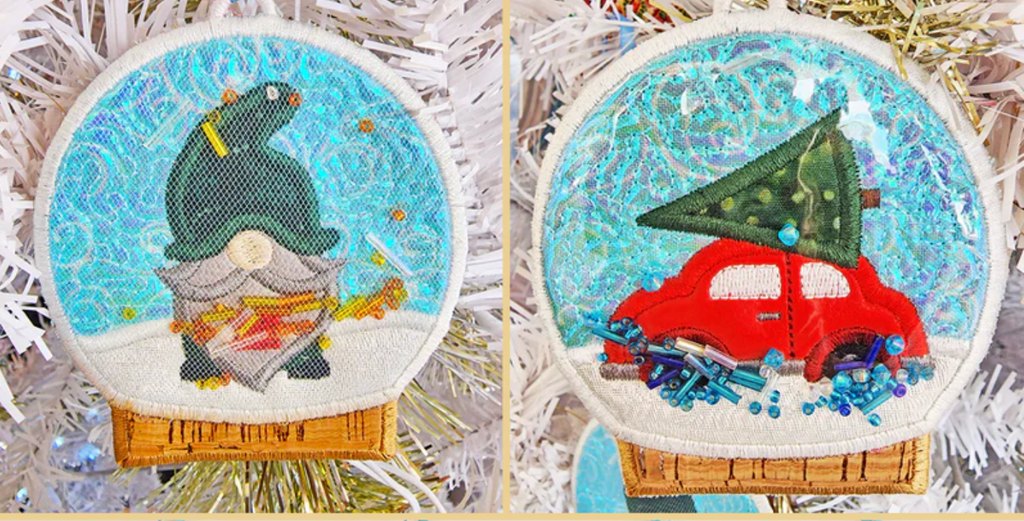 SP Snow Globes with Material