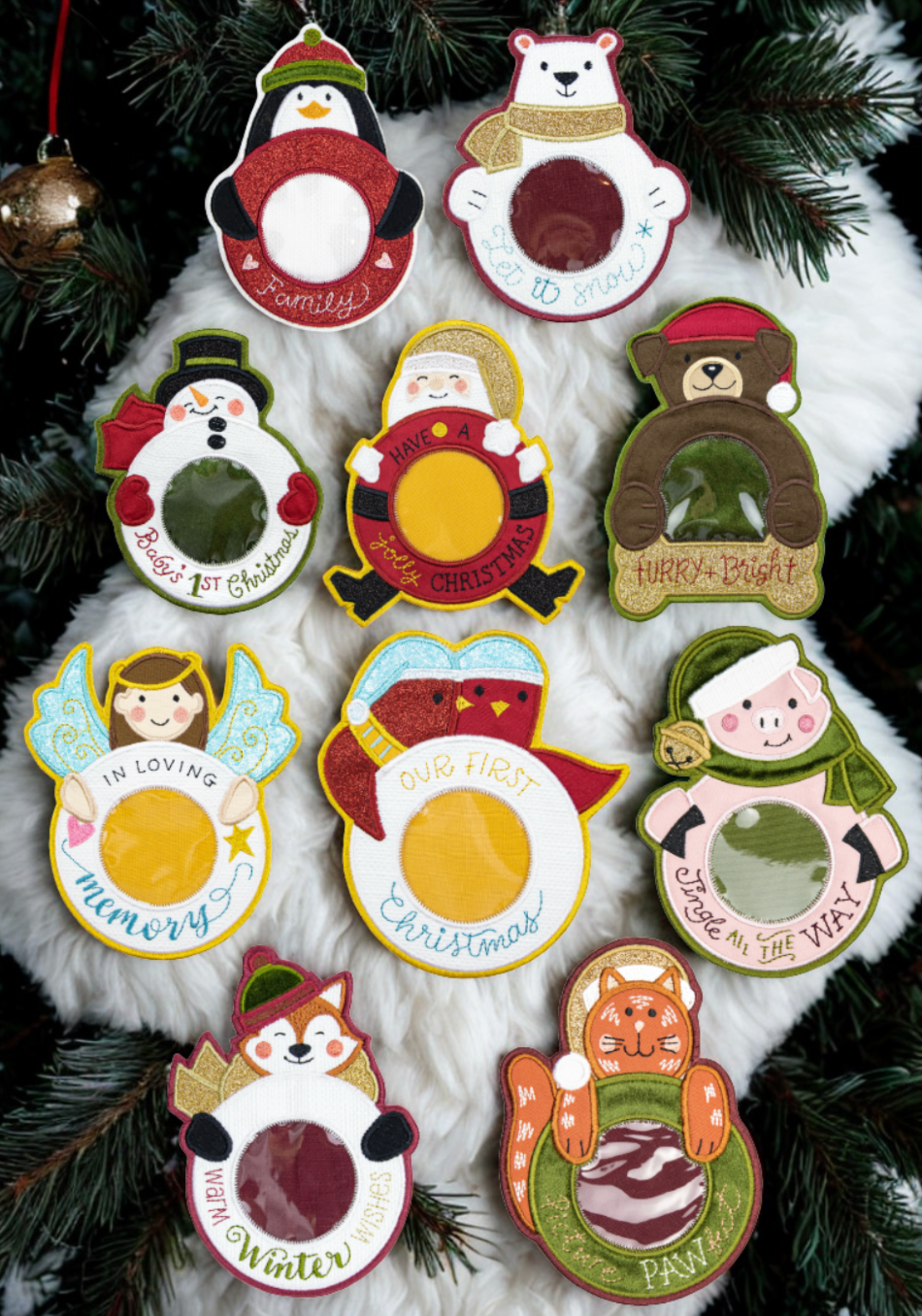 AG Yuletide Picture Pouches